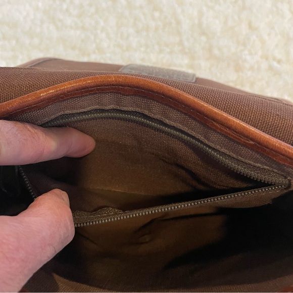 Brighton Leather Crossbody Bag, Brown - Picture 5 of 5